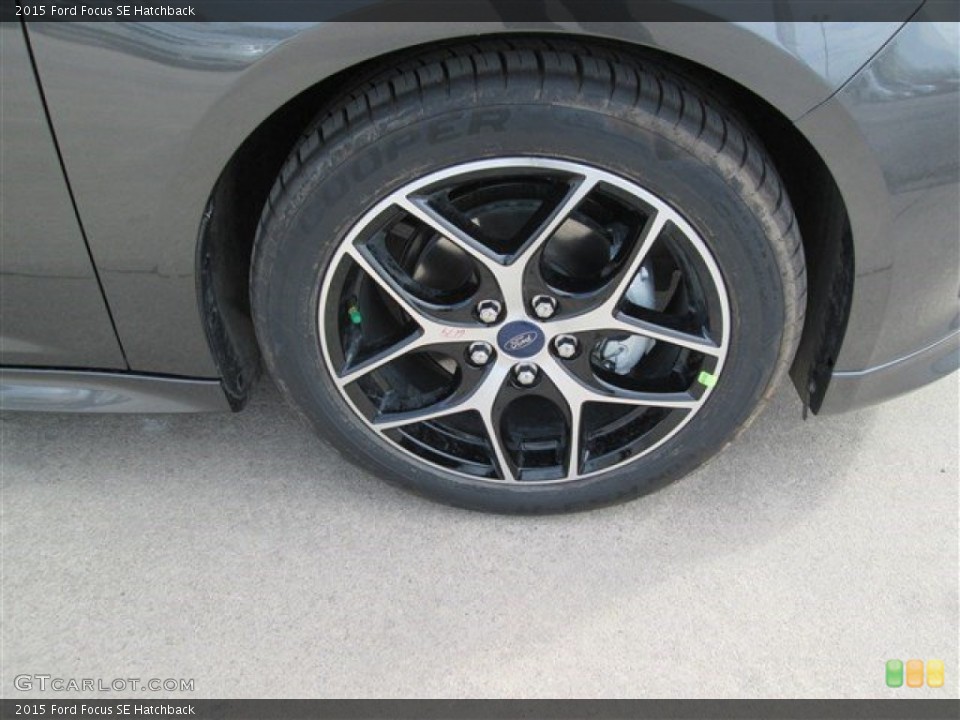 2015 Ford Focus SE Hatchback Wheel and Tire Photo #101165589