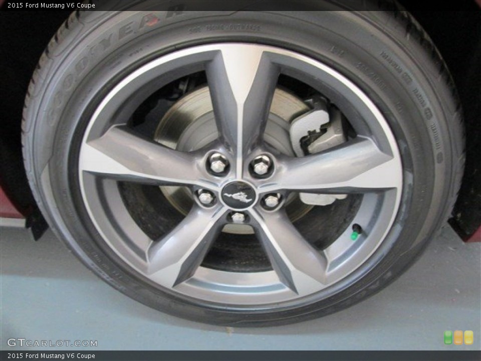 2015 Ford Mustang V6 Coupe Wheel and Tire Photo #101169989