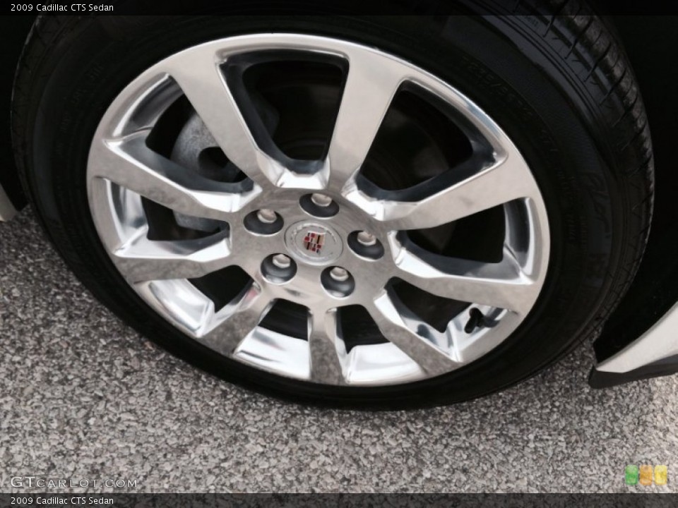 2009 Cadillac CTS Sedan Wheel and Tire Photo #101172894