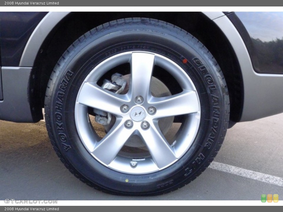 2008 Hyundai Veracruz Limited Wheel and Tire Photo #101189225