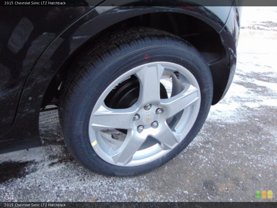 2015 Chevrolet Sonic LTZ Hatchback Wheel and Tire Photo #101193729