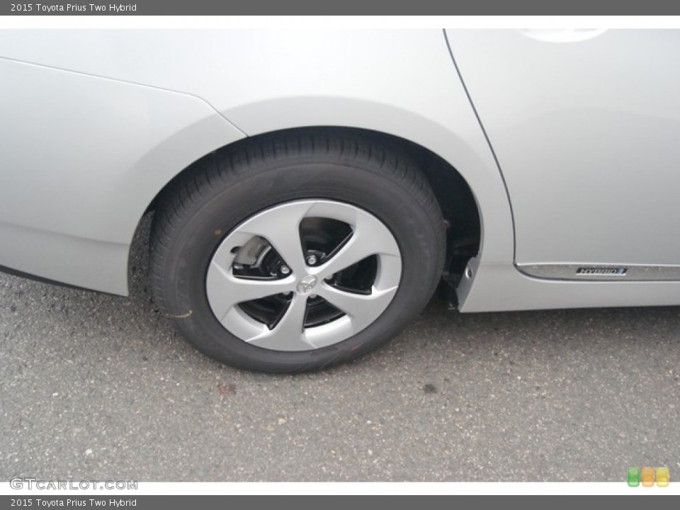 2015 Toyota Prius Two Hybrid Wheel and Tire Photo #101201339