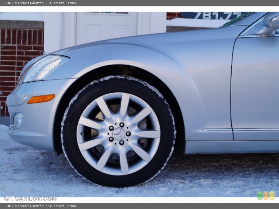 2007 Mercedes-Benz S 550 4Matic Sedan Wheel and Tire Photo #101214480