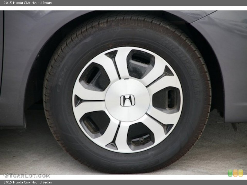2015 Honda Civic Hybrid Sedan Wheel and Tire Photo #101221890