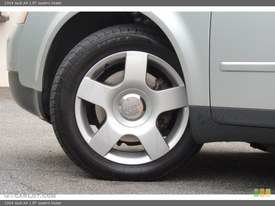 2004 Audi A4 1.8T quattro Sedan Wheel and Tire Photo #101222058