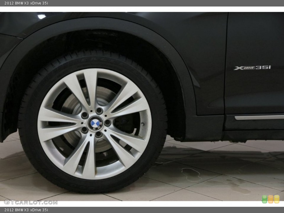 2012 BMW X3 xDrive 35i Wheel and Tire Photo #101226537