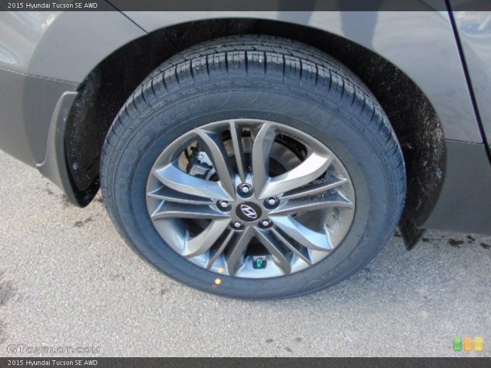 2015 Hyundai Tucson SE AWD Wheel and Tire Photo #101228166