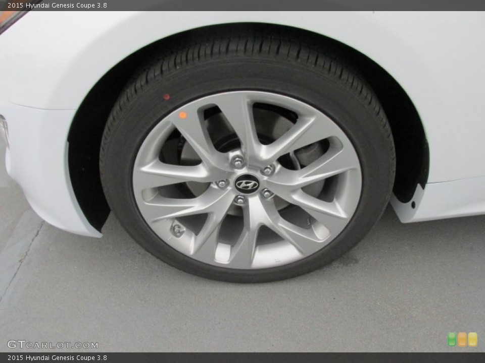 2015 Hyundai Genesis Coupe 3.8 Wheel and Tire Photo #101243142