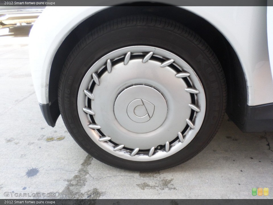2012 Smart fortwo pure coupe Wheel and Tire Photo #101251063
