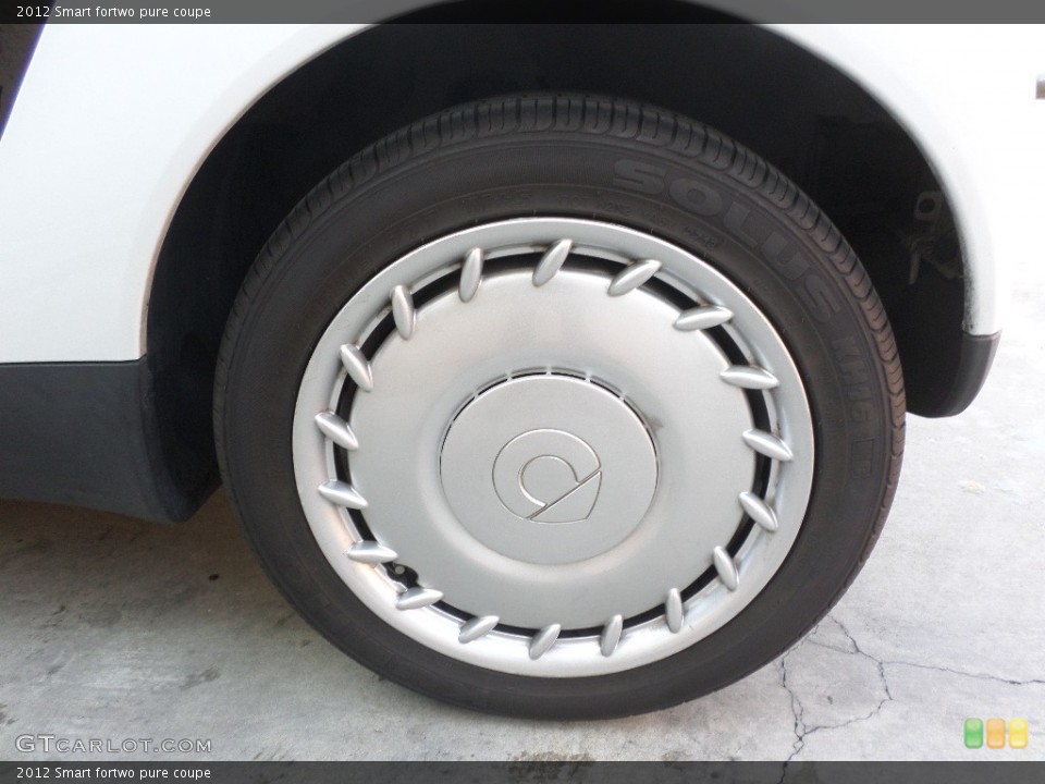 2012 Smart fortwo pure coupe Wheel and Tire Photo #101251090