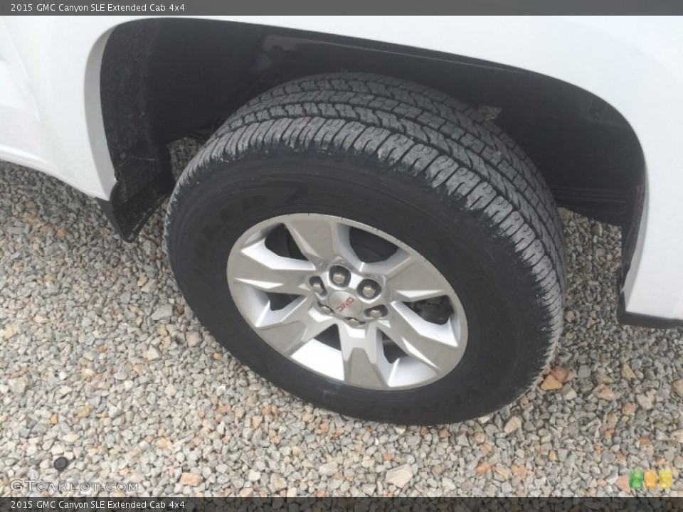 2015 GMC Canyon SLE Extended Cab 4x4 Wheel and Tire Photo #101280694