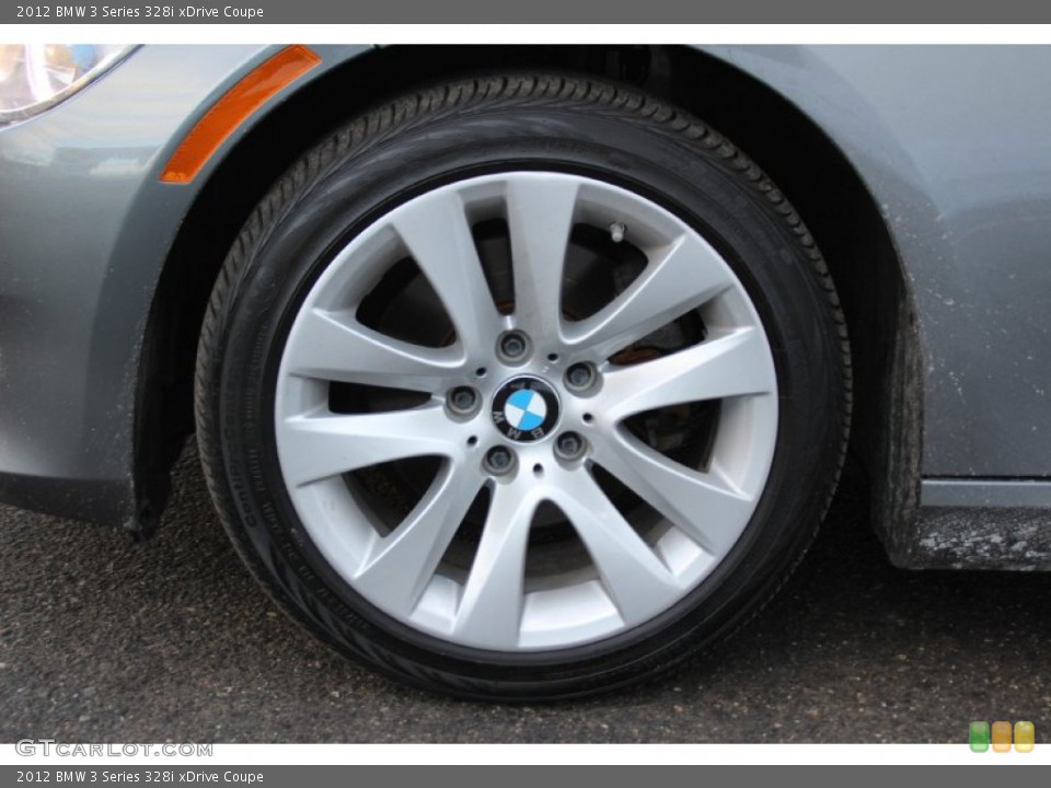 2012 BMW 3 Series 328i xDrive Coupe Wheel and Tire Photo #101298027