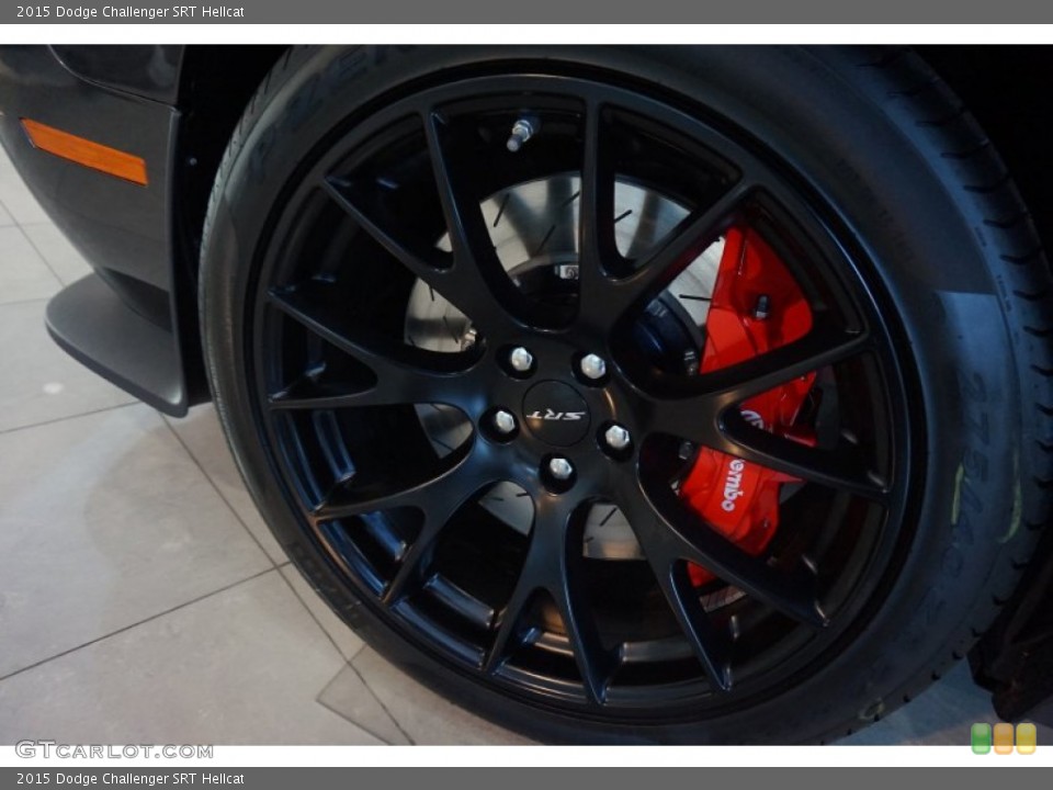 2015 Dodge Challenger SRT Hellcat Wheel and Tire Photo #101308104