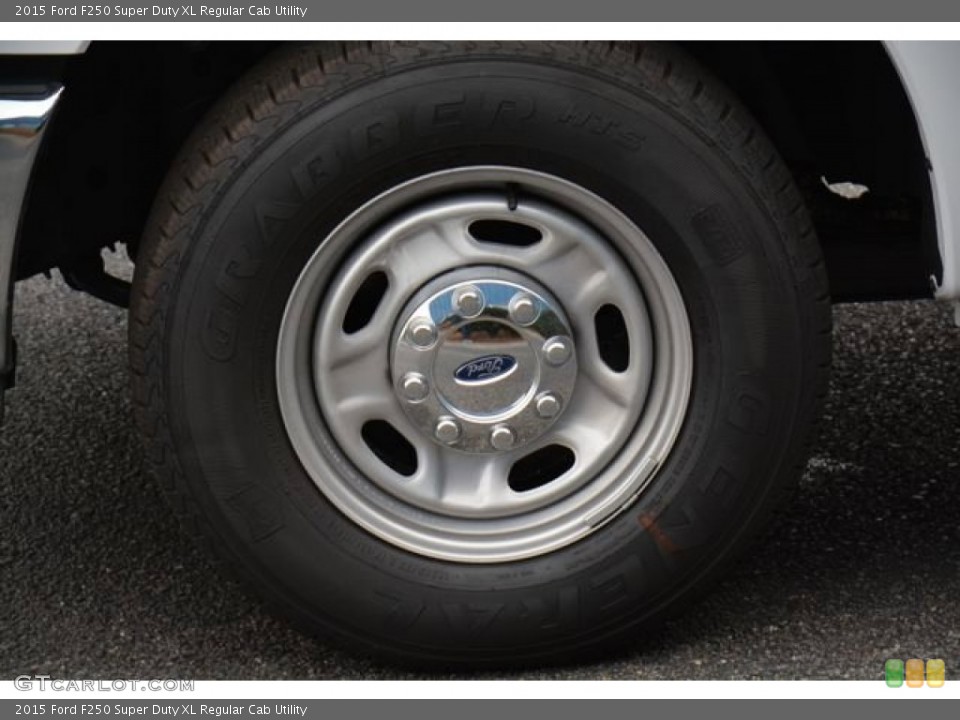 2015 Ford F250 Super Duty XL Regular Cab Utility Wheel and Tire Photo #101319282