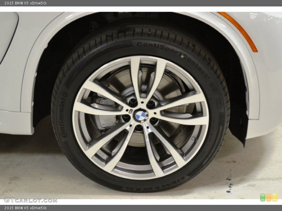 2015 BMW X5 xDrive50i Wheel and Tire Photo #101320521