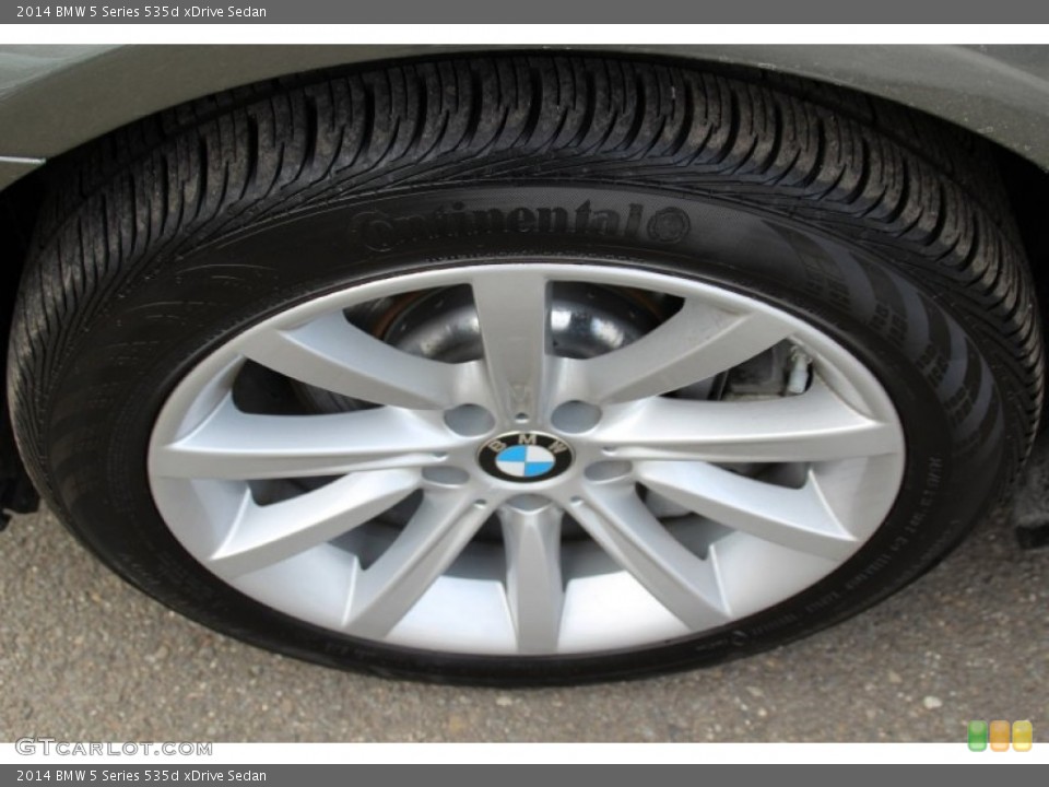 2014 BMW 5 Series 535d xDrive Sedan Wheel and Tire Photo #101331050