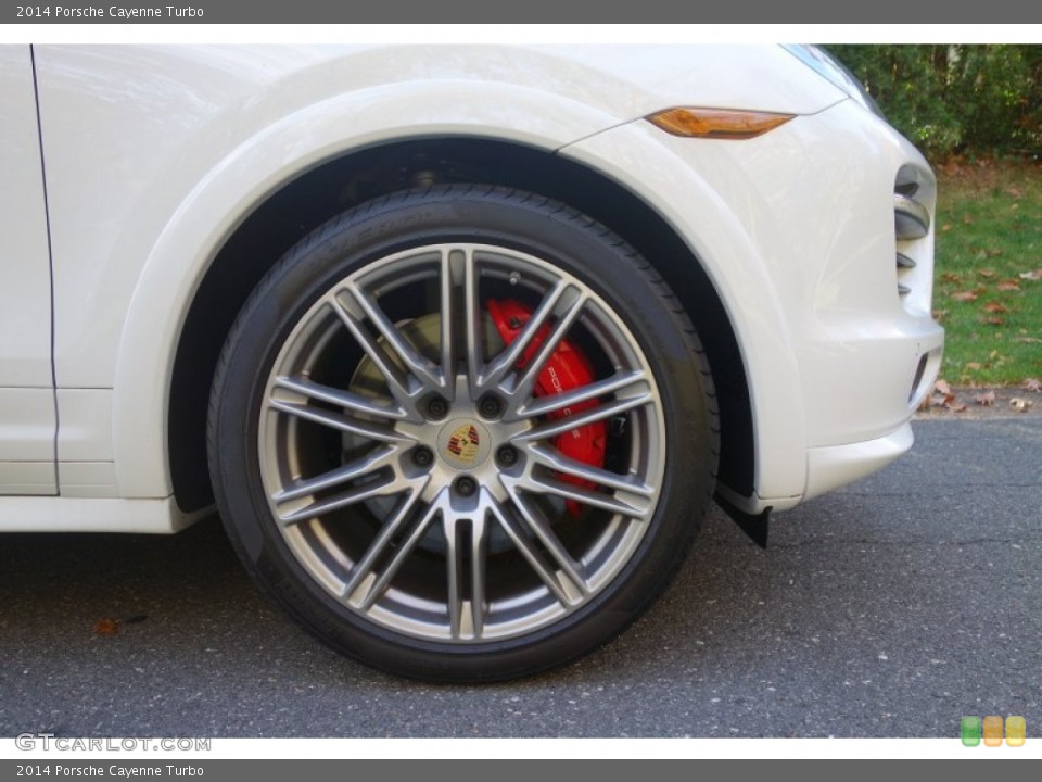 2014 Porsche Cayenne Turbo Wheel and Tire Photo #101341362