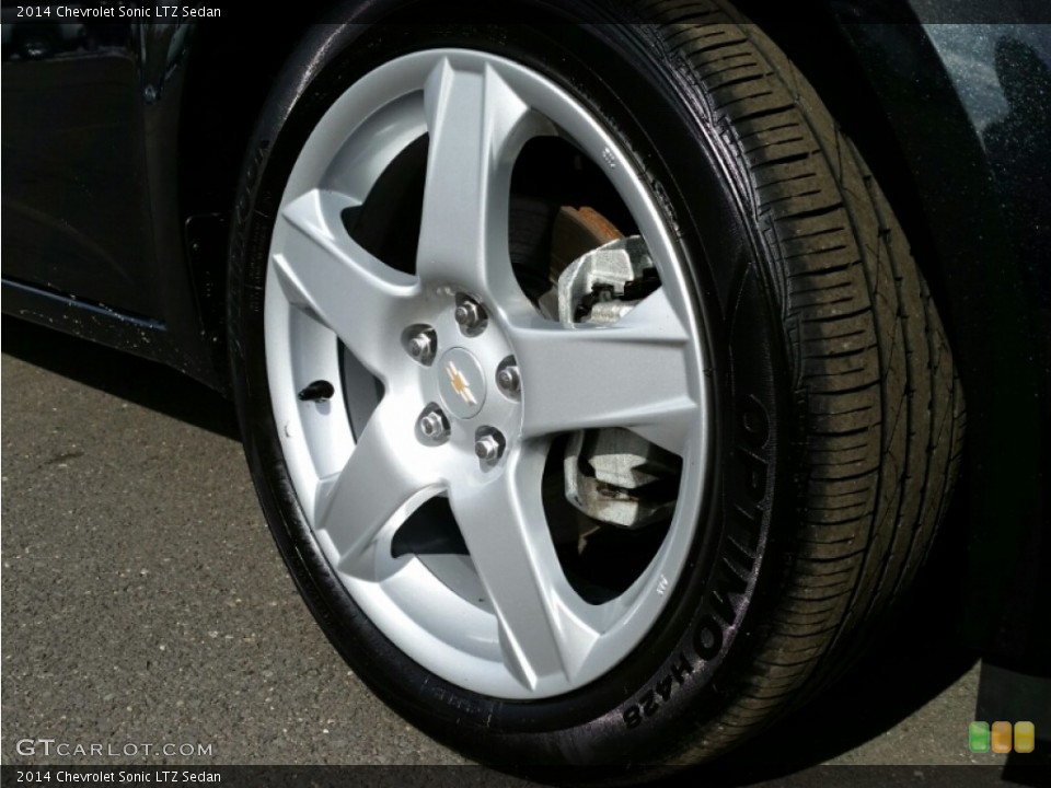 2014 Chevrolet Sonic LTZ Sedan Wheel and Tire Photo #101348241