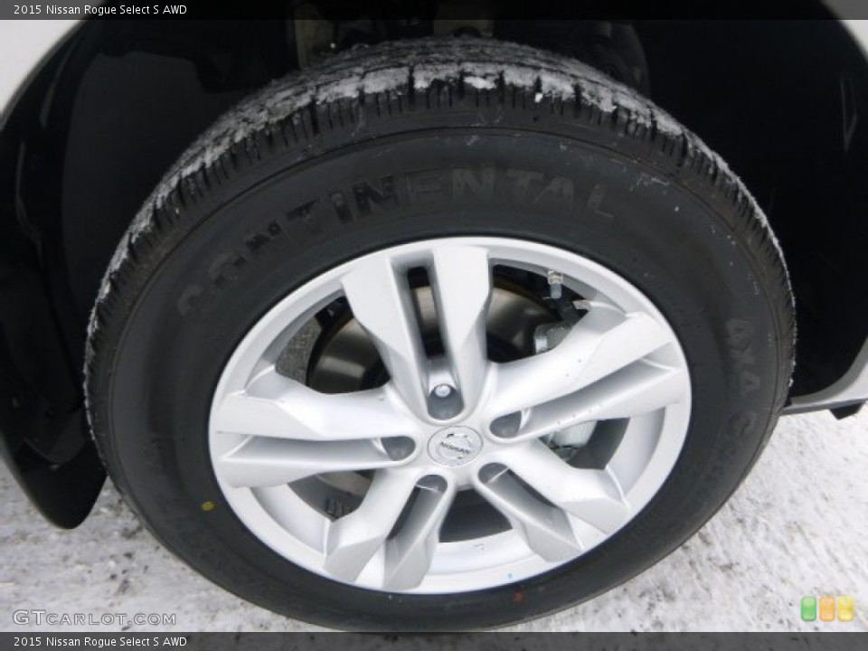 2015 Nissan Rogue Select S AWD Wheel and Tire Photo #101361815