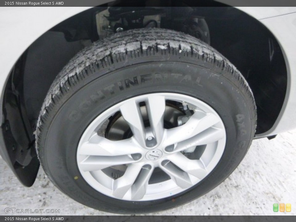 2015 Nissan Rogue Select S AWD Wheel and Tire Photo #101361956