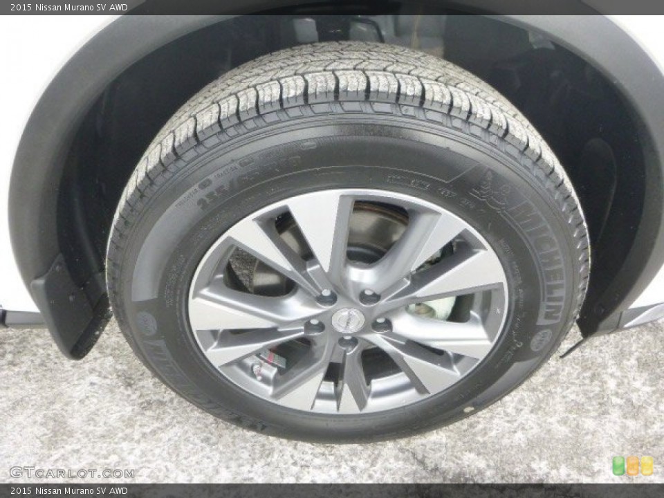 2015 Nissan Murano SV AWD Wheel and Tire Photo #101366997