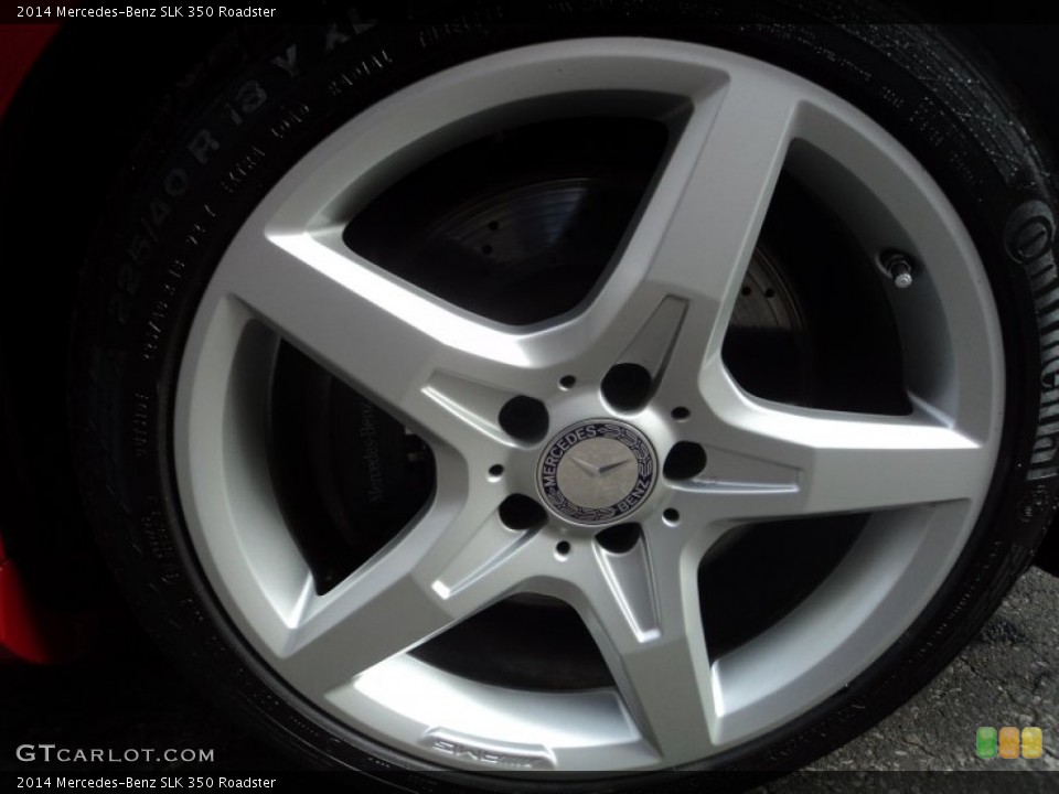 2014 Mercedes-Benz SLK 350 Roadster Wheel and Tire Photo #101379030