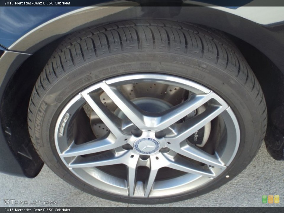 2015 Mercedes-Benz E 550 Cabriolet Wheel and Tire Photo #101379906