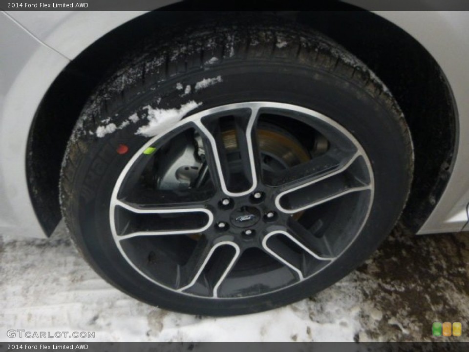2014 Ford Flex Limited AWD Wheel and Tire Photo #101384997