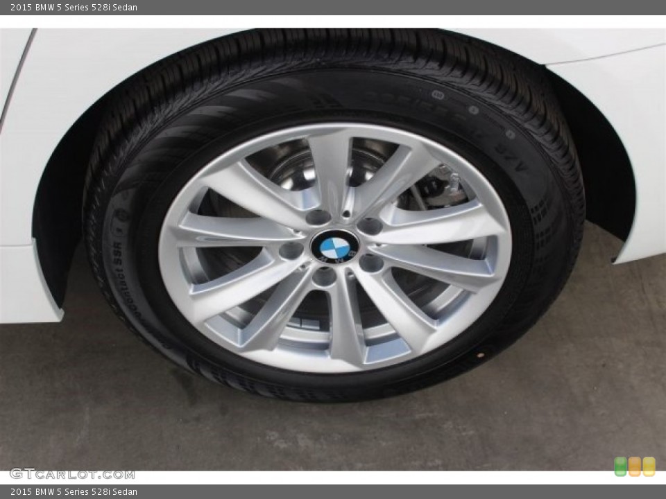 2015 BMW 5 Series 528i Sedan Wheel and Tire Photo #101390322
