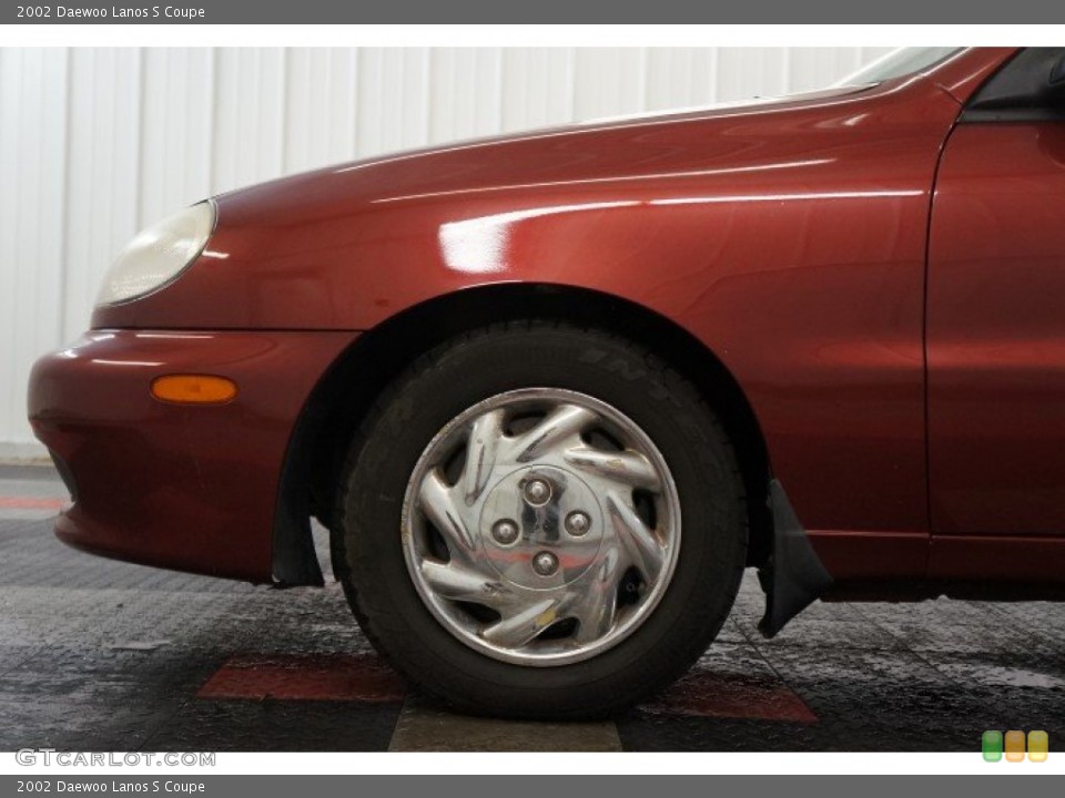 2002 Daewoo Lanos S Coupe Wheel and Tire Photo #101392419