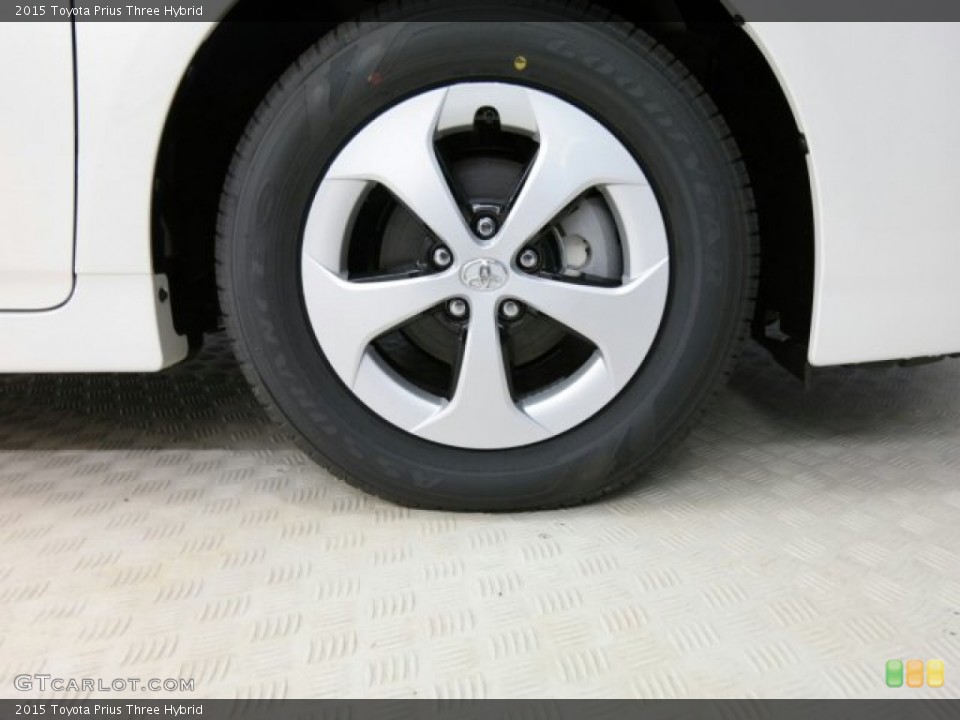 2015 Toyota Prius Three Hybrid Wheel and Tire Photo #101393514