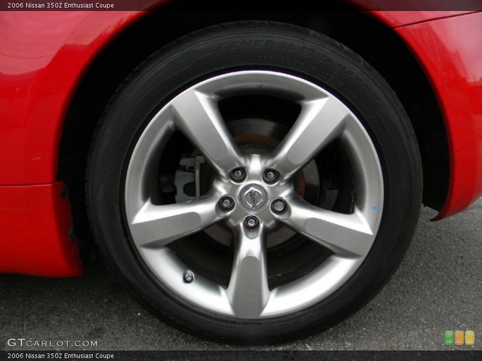 2006 Nissan 350Z Enthusiast Coupe Wheel and Tire Photo #101404830