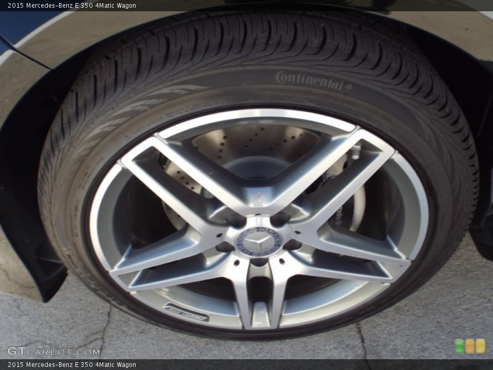 2015 Mercedes-Benz E 350 4Matic Wagon Wheel and Tire Photo #101407111