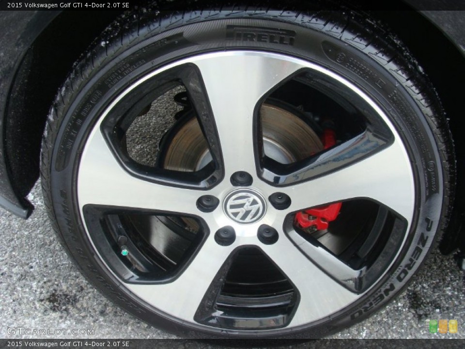 2015 Volkswagen Golf GTI 4-Door 2.0T SE Wheel and Tire Photo #101420164