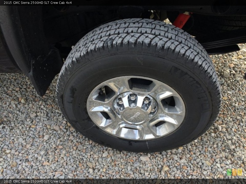 2015 GMC Sierra 2500HD SLT Crew Cab 4x4 Wheel and Tire Photo #101429392