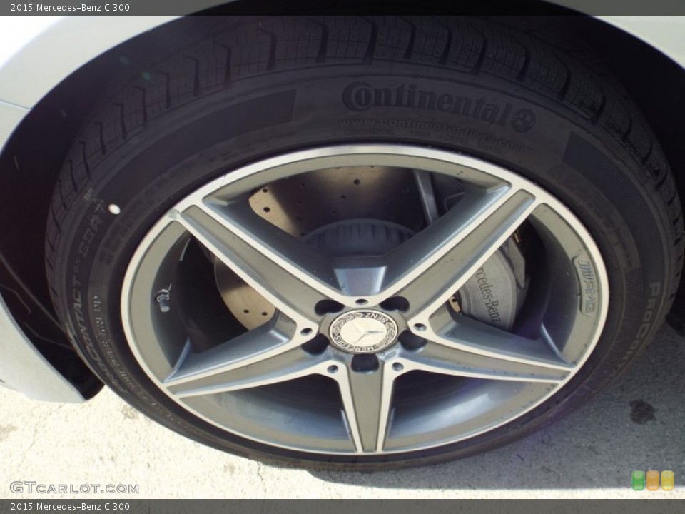 2015 Mercedes-Benz C 300 Wheel and Tire Photo #101477901