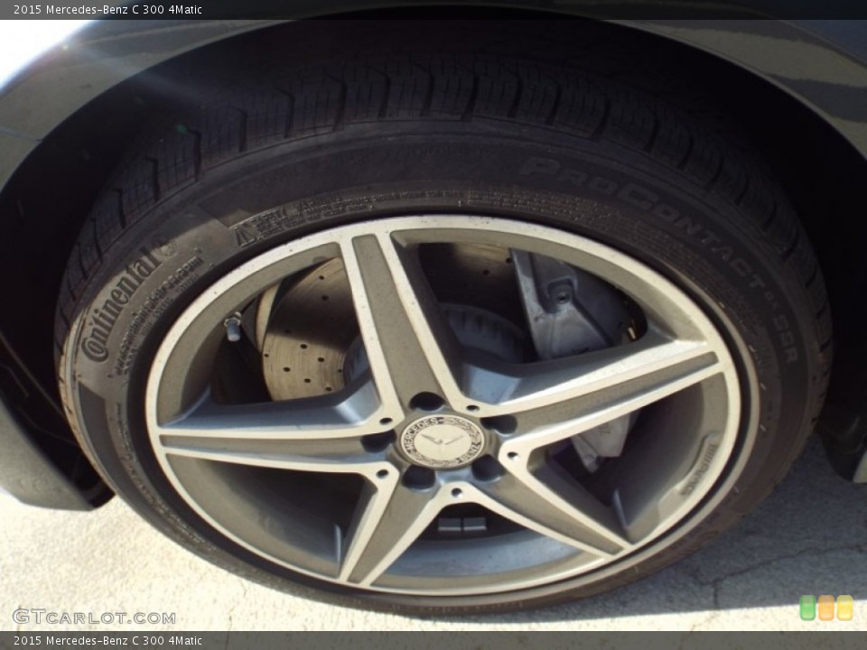 2015 Mercedes-Benz C 300 4Matic Wheel and Tire Photo #101478597