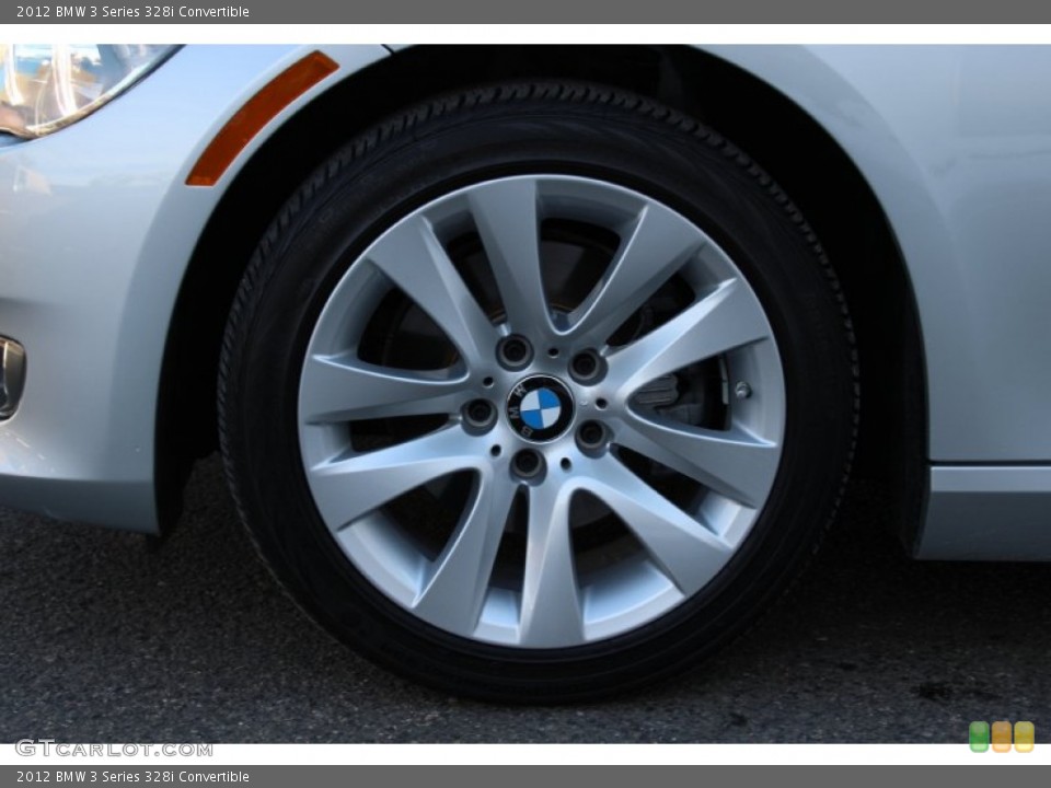 2012 BMW 3 Series 328i Convertible Wheel and Tire Photo #101480451