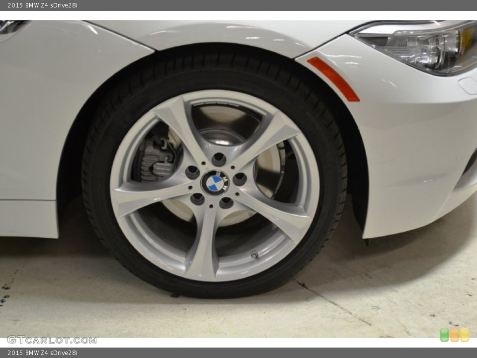 2015 BMW Z4 sDrive28i Wheel and Tire Photo #101480898