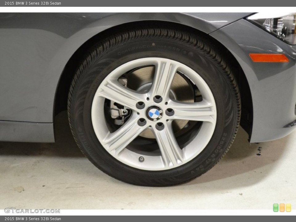 2015 BMW 3 Series 328i Sedan Wheel and Tire Photo #101481303