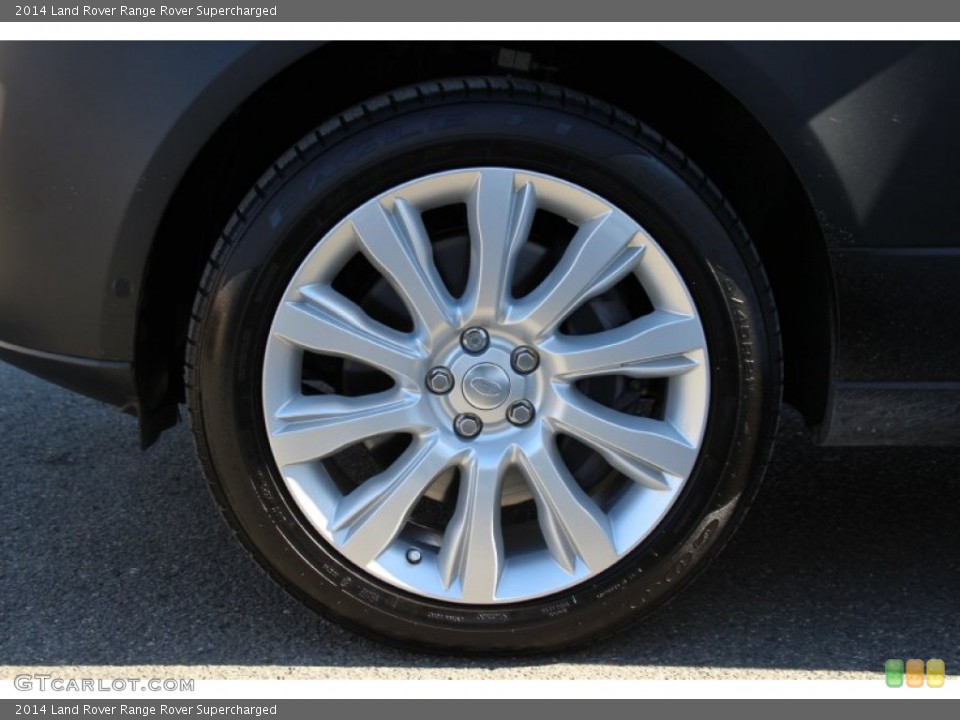 2014 Land Rover Range Rover Supercharged Wheel and Tire Photo #101482044