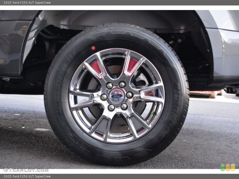 2015 Ford F150 XLT SuperCrew Wheel and Tire Photo #101494712