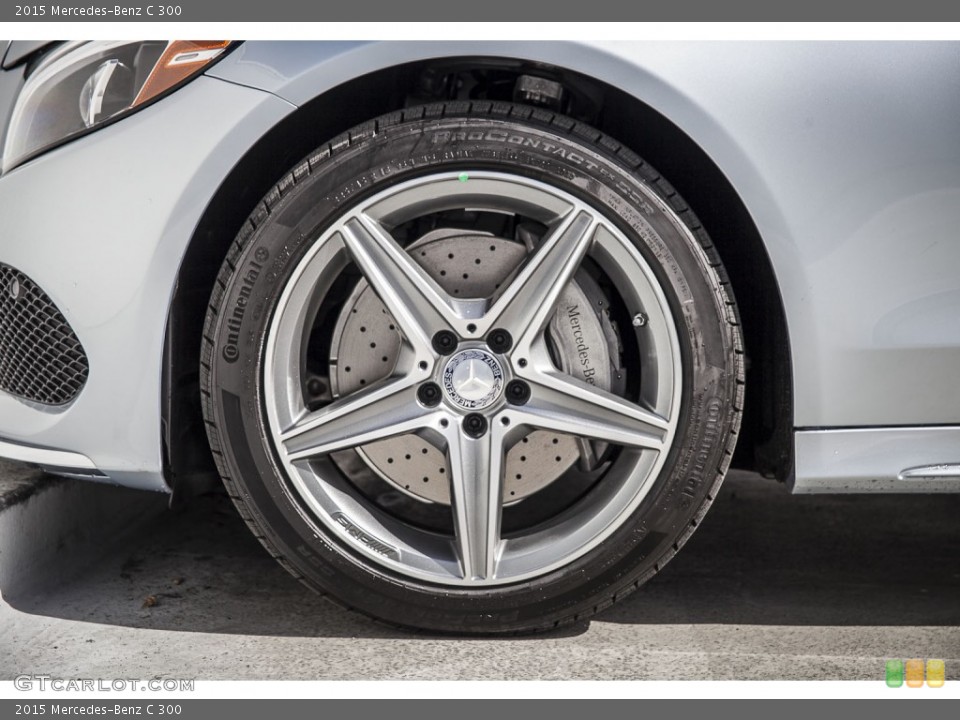 2015 Mercedes-Benz C 300 Wheel and Tire Photo #101502485