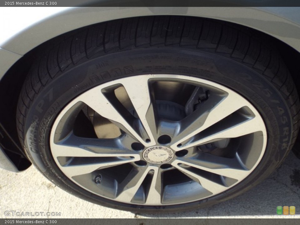 2015 Mercedes-Benz C 300 Wheel and Tire Photo #101505647