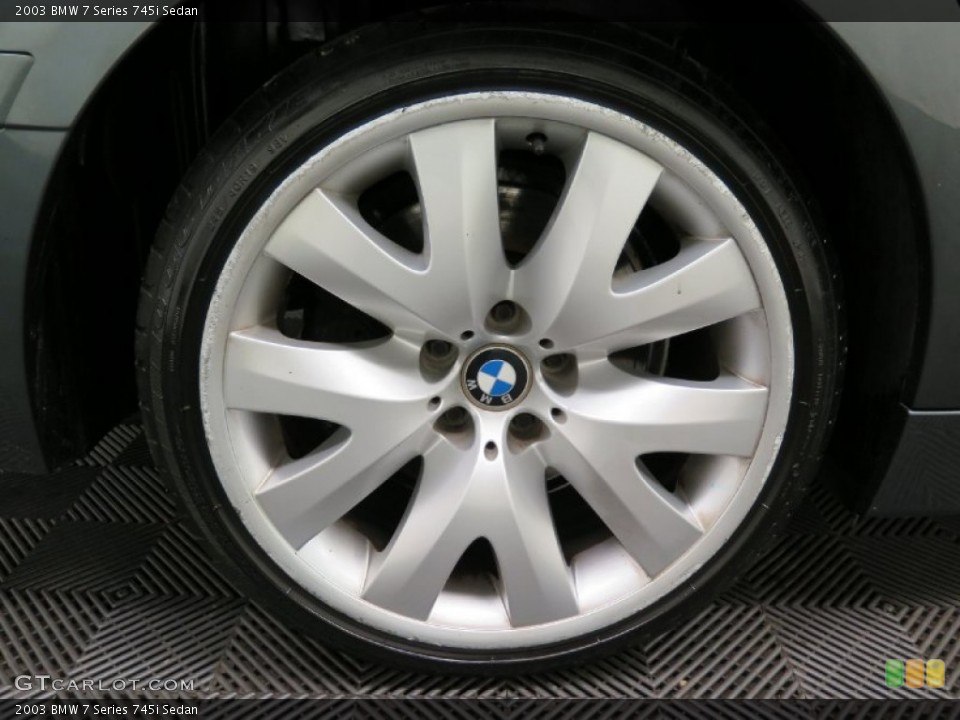 2003 BMW 7 Series 745i Sedan Wheel and Tire Photo #101508152