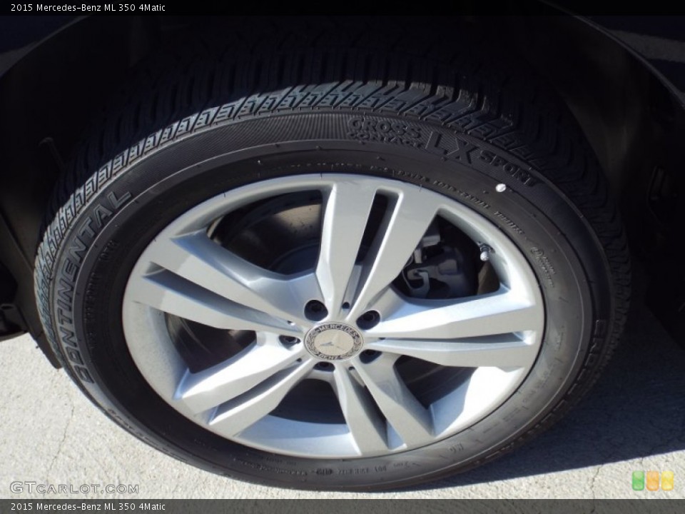 2015 Mercedes-Benz ML 350 4Matic Wheel and Tire Photo #101508986