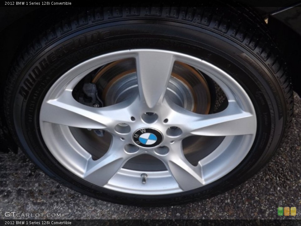 2012 BMW 1 Series 128i Convertible Wheel and Tire Photo #101513891