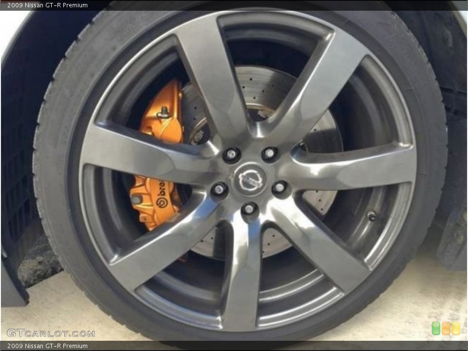 2009 Nissan GT-R Premium Wheel and Tire Photo #101522631