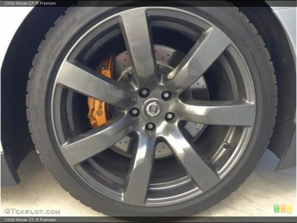 2009 Nissan GT-R Premium Wheel and Tire Photo #101522653