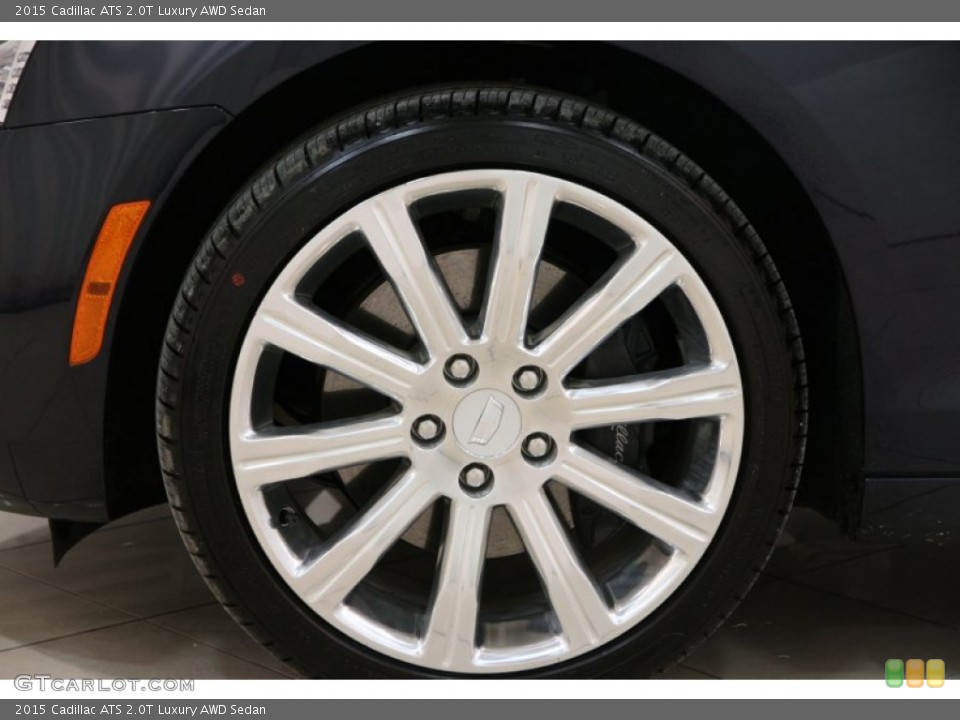 2015 Cadillac ATS 2.0T Luxury AWD Sedan Wheel and Tire Photo #101531935